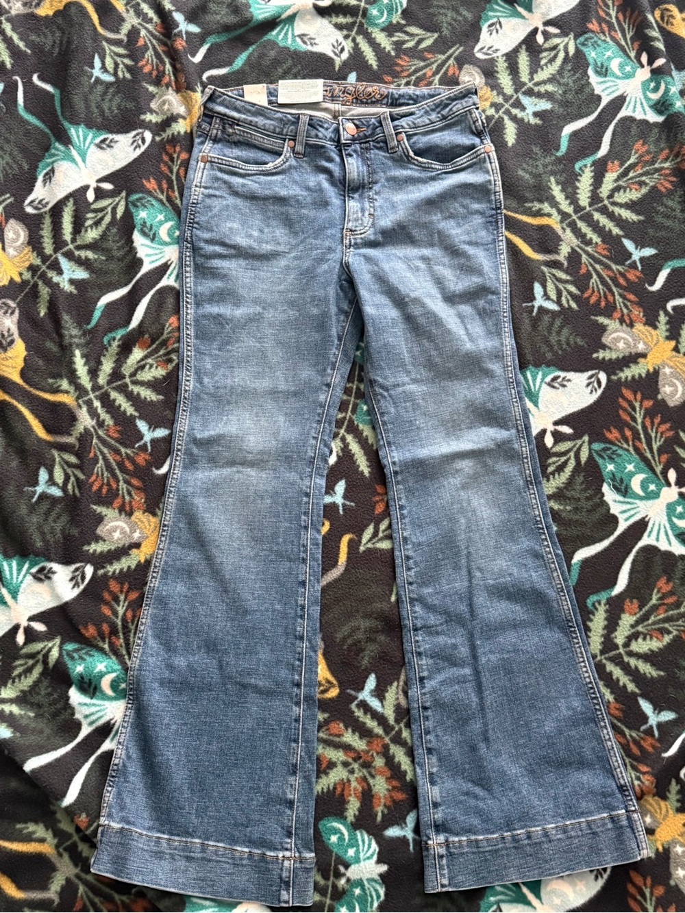 Wrangler Retro High Rise Trouser Jeans – Size 30x32 NWT - Picture 6 of 8